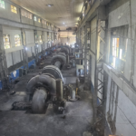 Dargai hydropower plant powerhouse interior 1952 rehabilitation
