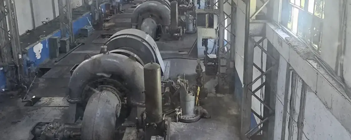 dargai Dargai hydropower plant powerhouse interior 1952 rehabilitation