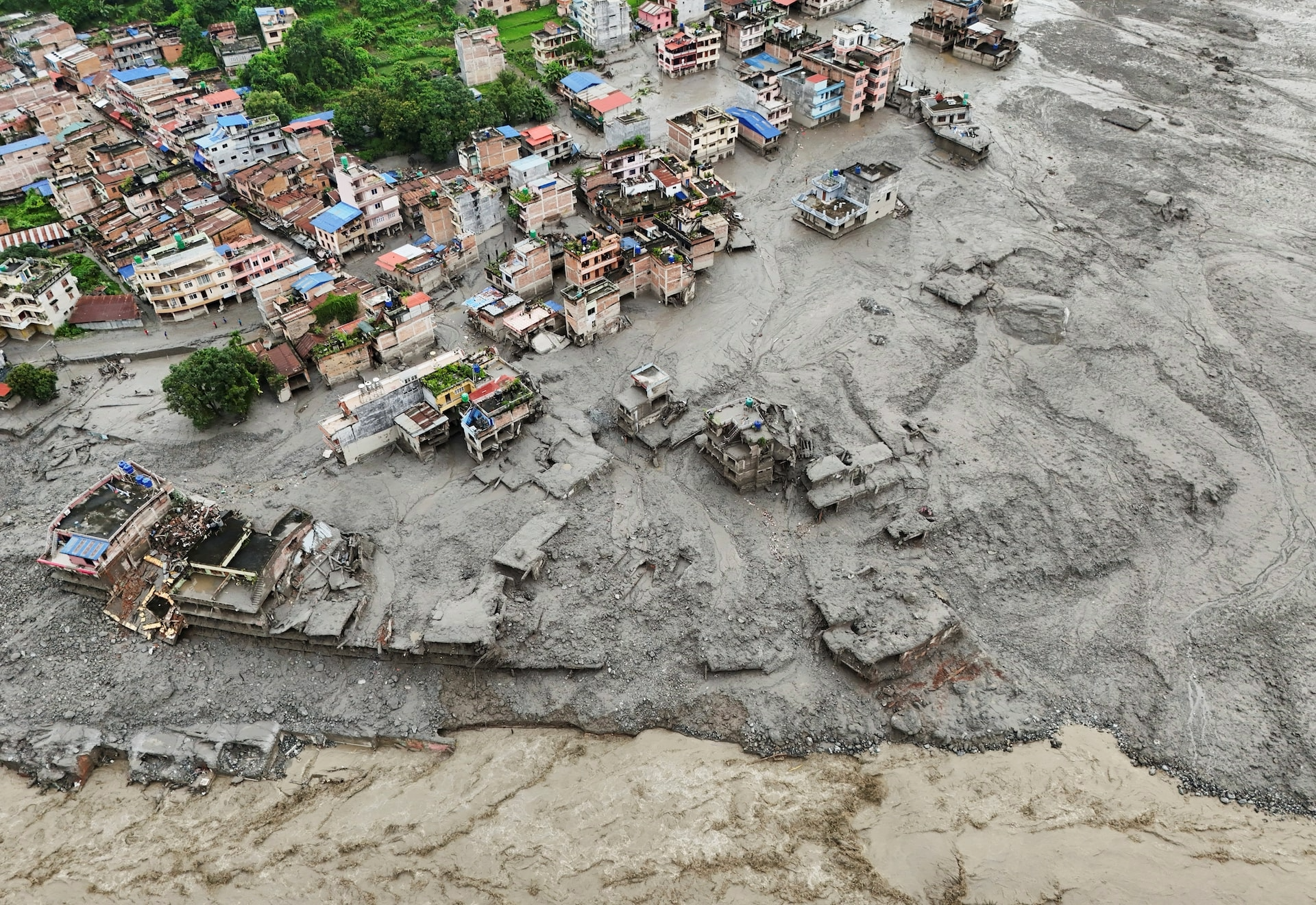 Nepal Trishuli hydropower flood 2026